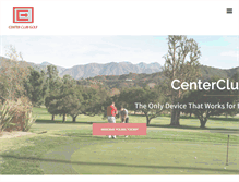 Tablet Screenshot of centerclubgolf.com